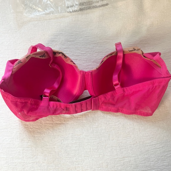 BNWT 36DD Logo Embroidery Lightly Lined Balconette Bra - Picture 2 of 8